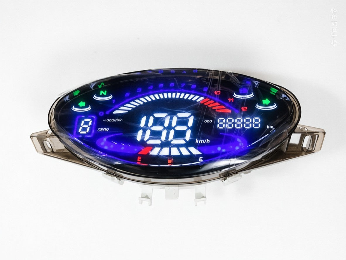 Motorcycle Modified Instrument Panel for Honda BIZ100 LED Speedometer