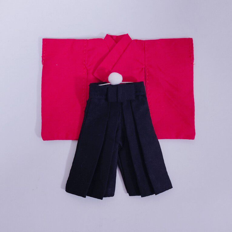 Red Top Black Pant