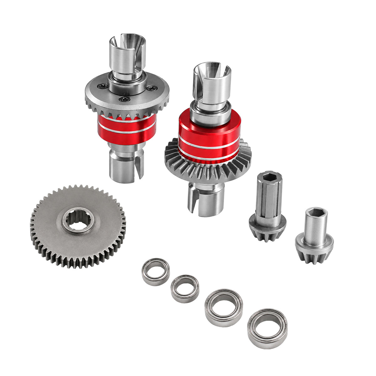 MJX 1/16 1/14 RC Car Upgrade Powder Metallurgy Gear Metal Differential Set