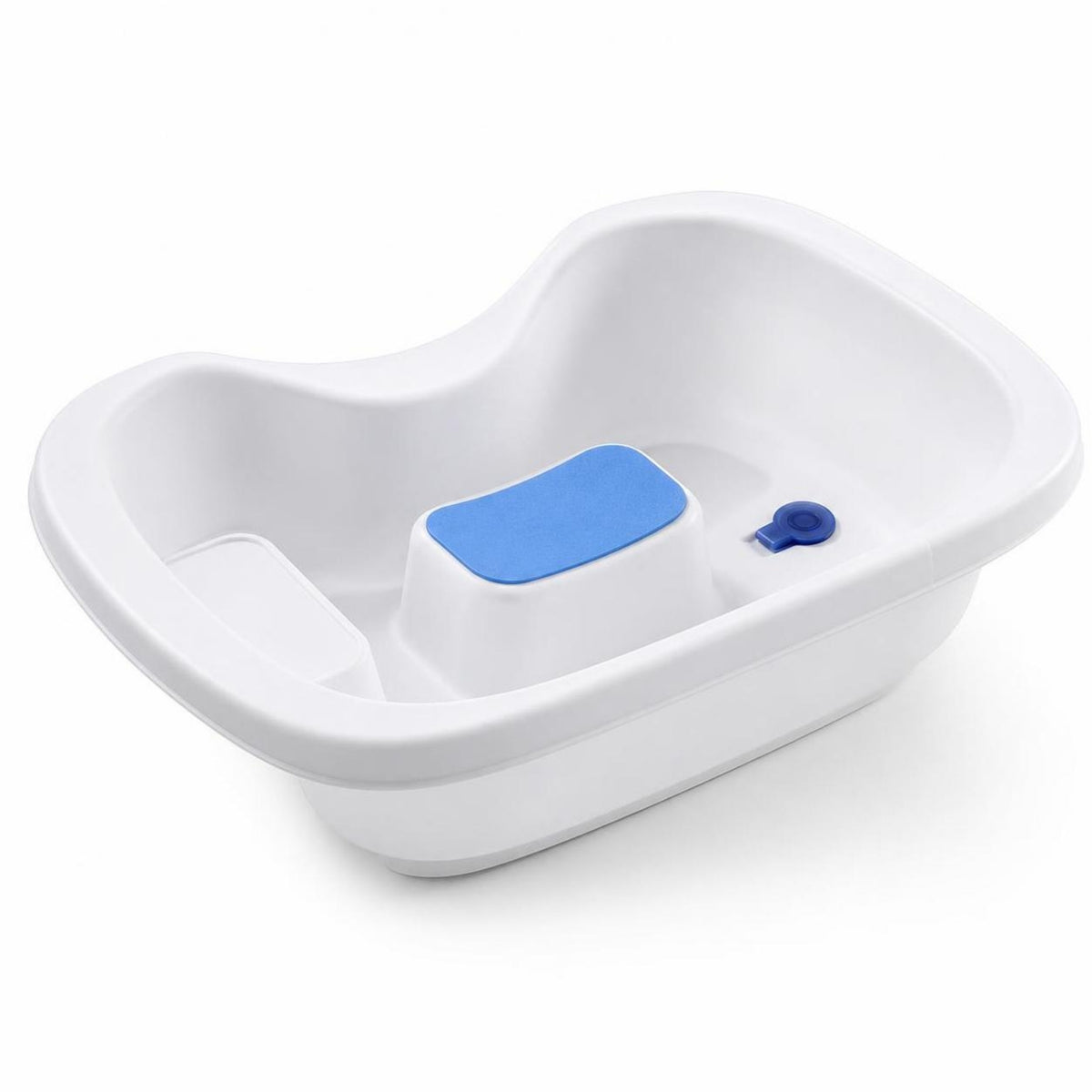 Hair Wash Basin with Headrest Bedside Shampoo Basin Low-Profile Shampoo Bowl for Elderly, Home Care