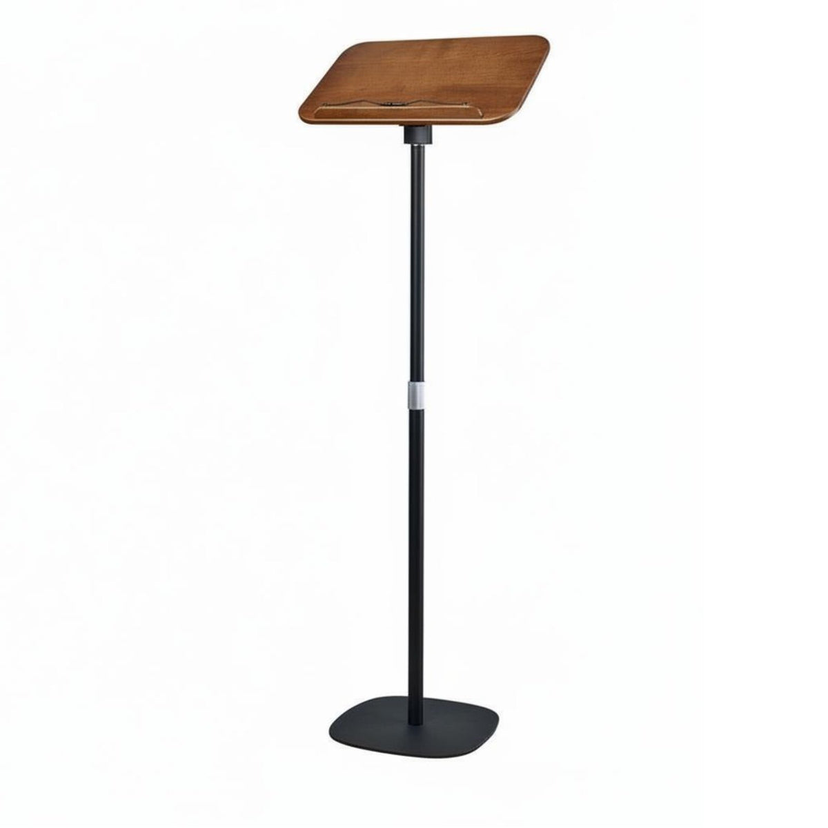 Adjustable Book Holder Versatile Floor Book Stand Solid Wood Panel Standing Books Holder for Students, Study
