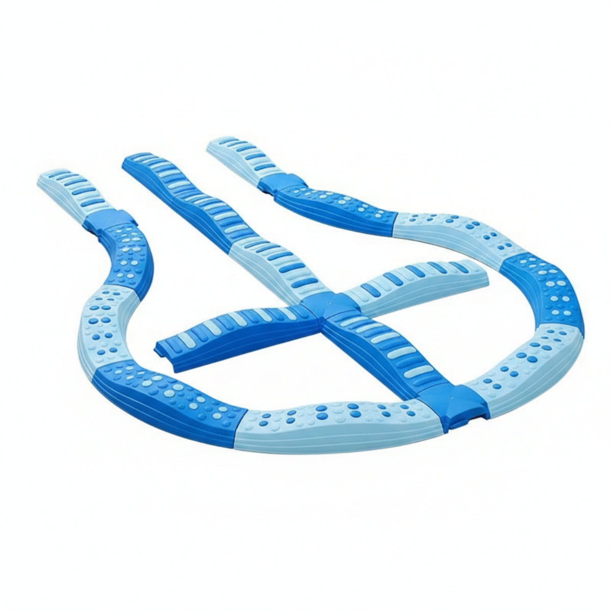 Interlocking Balance Track Modular Balance Beam with Textured Surface Safe Sensory Path Long-Lasting for Playroom, Preschool