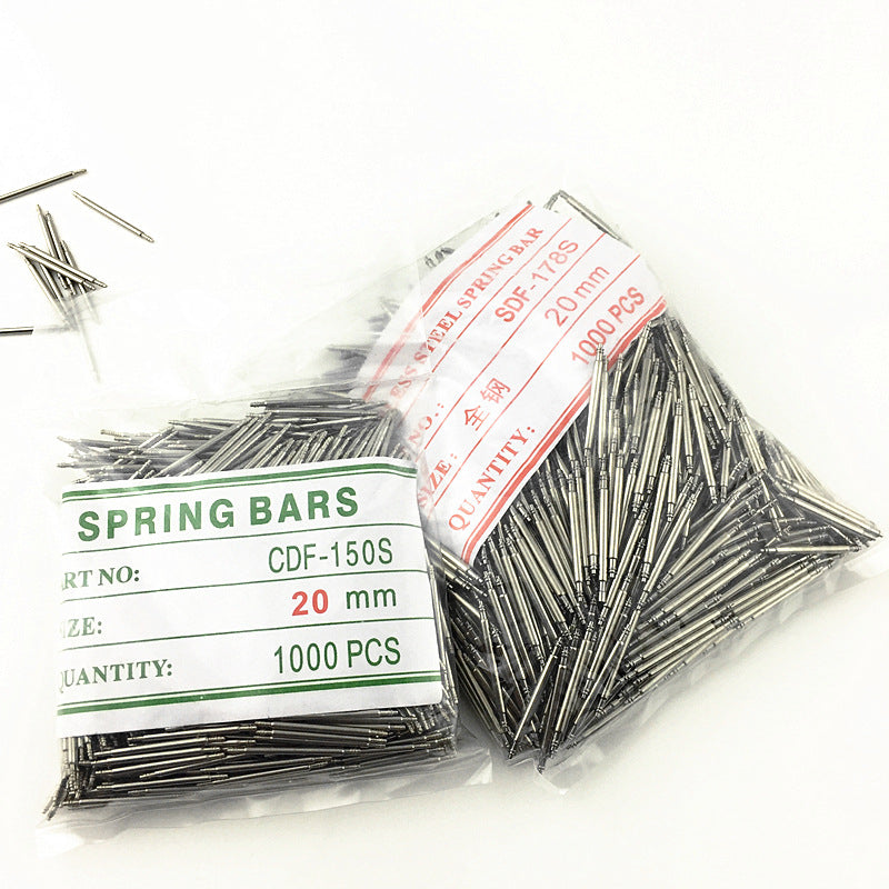 Stainless Steel Watch Band Spring Bars for Watch Repair and Accessories, 1.3mm, 1.5mm, 1.78mm Thickness