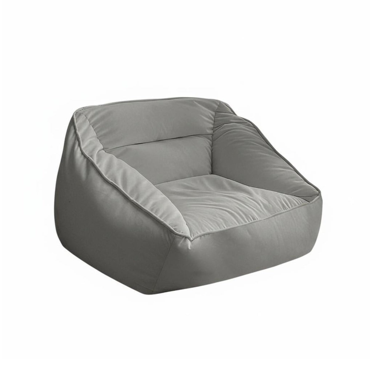 Single Person Floor Sofa With Supportive Rearrest Pouf Chair Chair Comfortable Relaxing for Adults