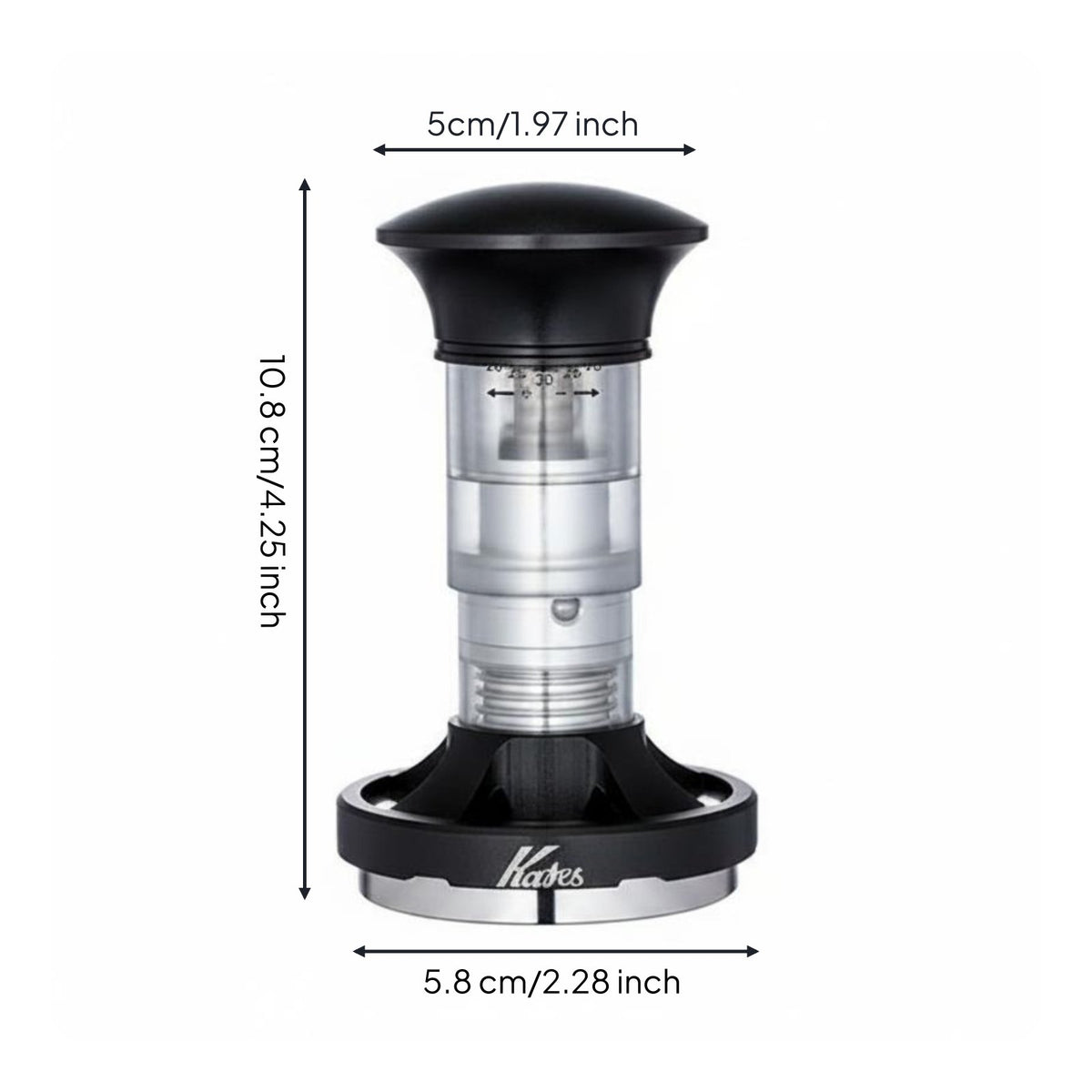 Loaded Tamper Easy to Use Constant Pressure Tamper Impact Sound Espresso Specialist Tool for Baristas, Home
