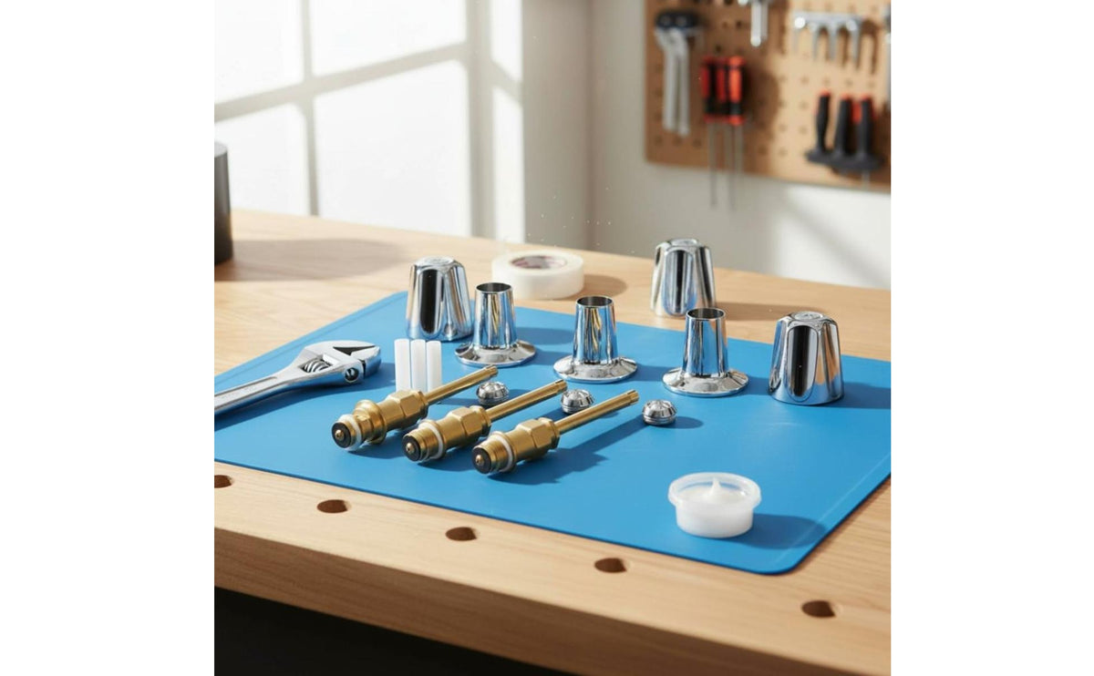 Lavatory Faucet Replacement Kit Smooth Rotation Sink Plumbing Mechanism Stem Assembly Plumbing Hardware