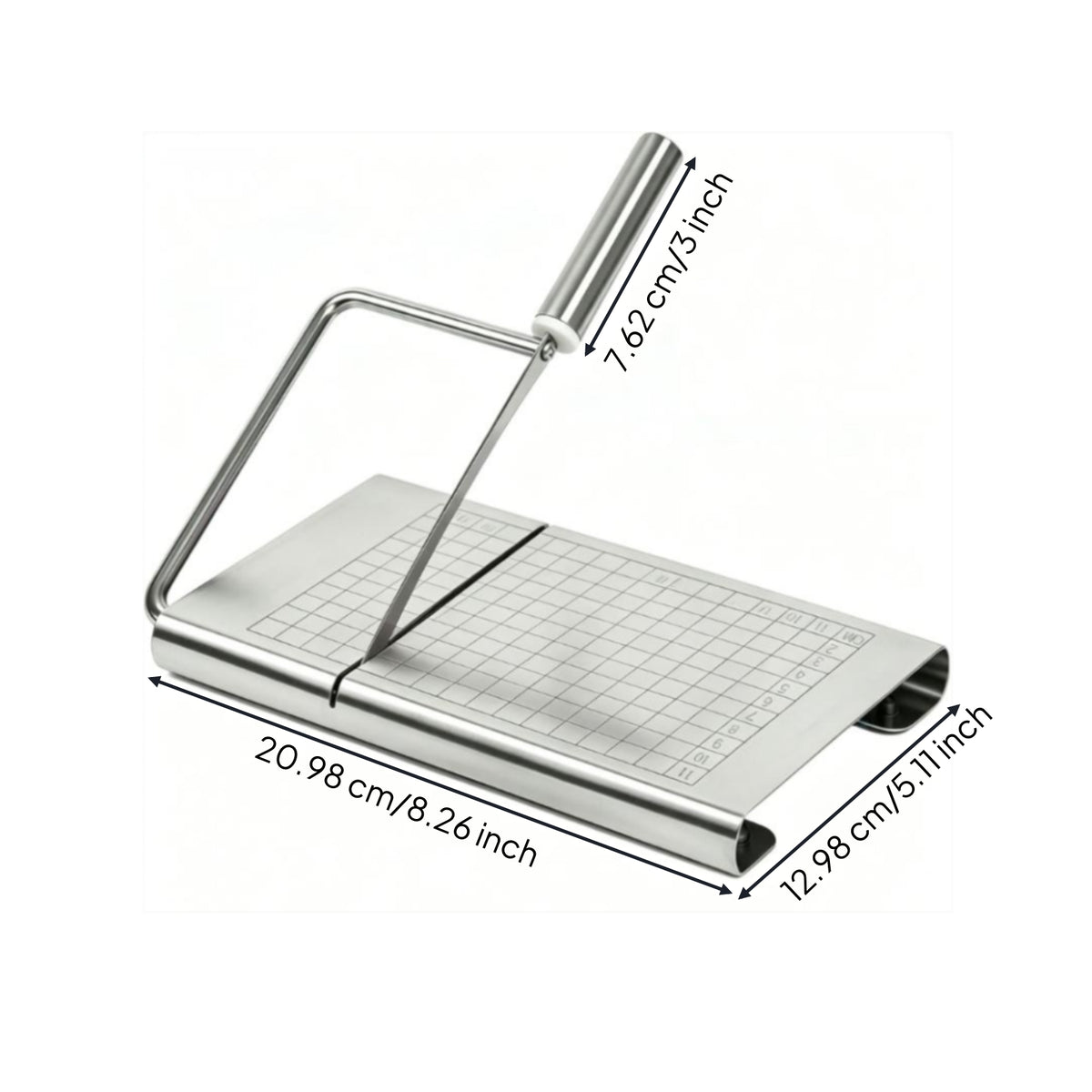 Stainless Steel Soap Measuring Grid Handmade Soap Shiny Finish