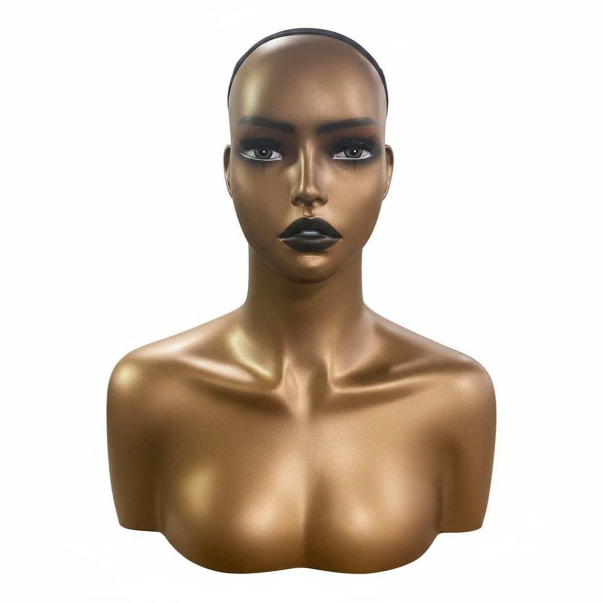 Female Display Life-Size Figure-Size Female Mannequin Head Smooth Finish for Salon Owners, Hair Stylists