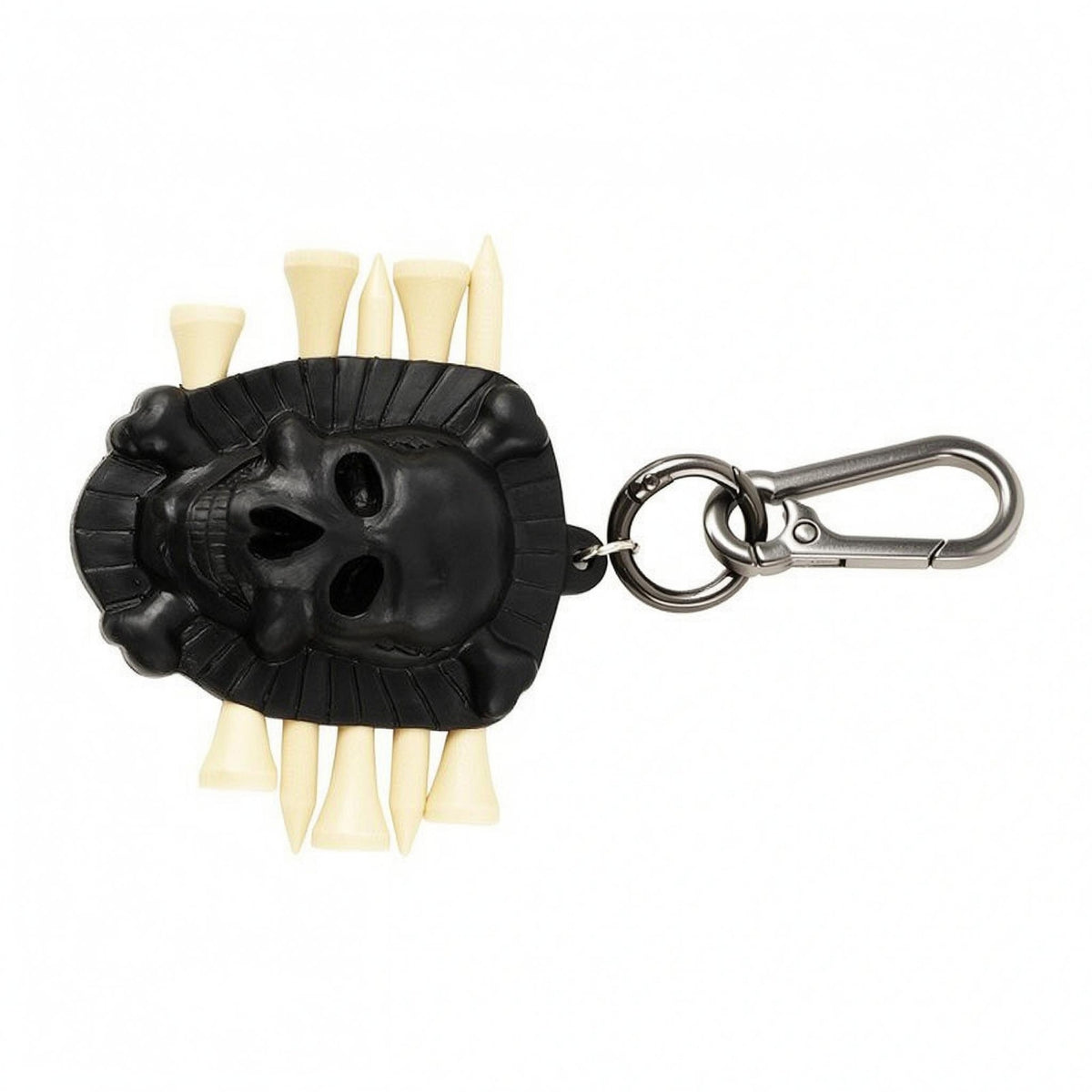 Wooden Tees Included Golf Tee Clip Swivel Snap Hook Golf Tee Holder Clear Plastic Clips Sports Accessory Molded Body for Golfers