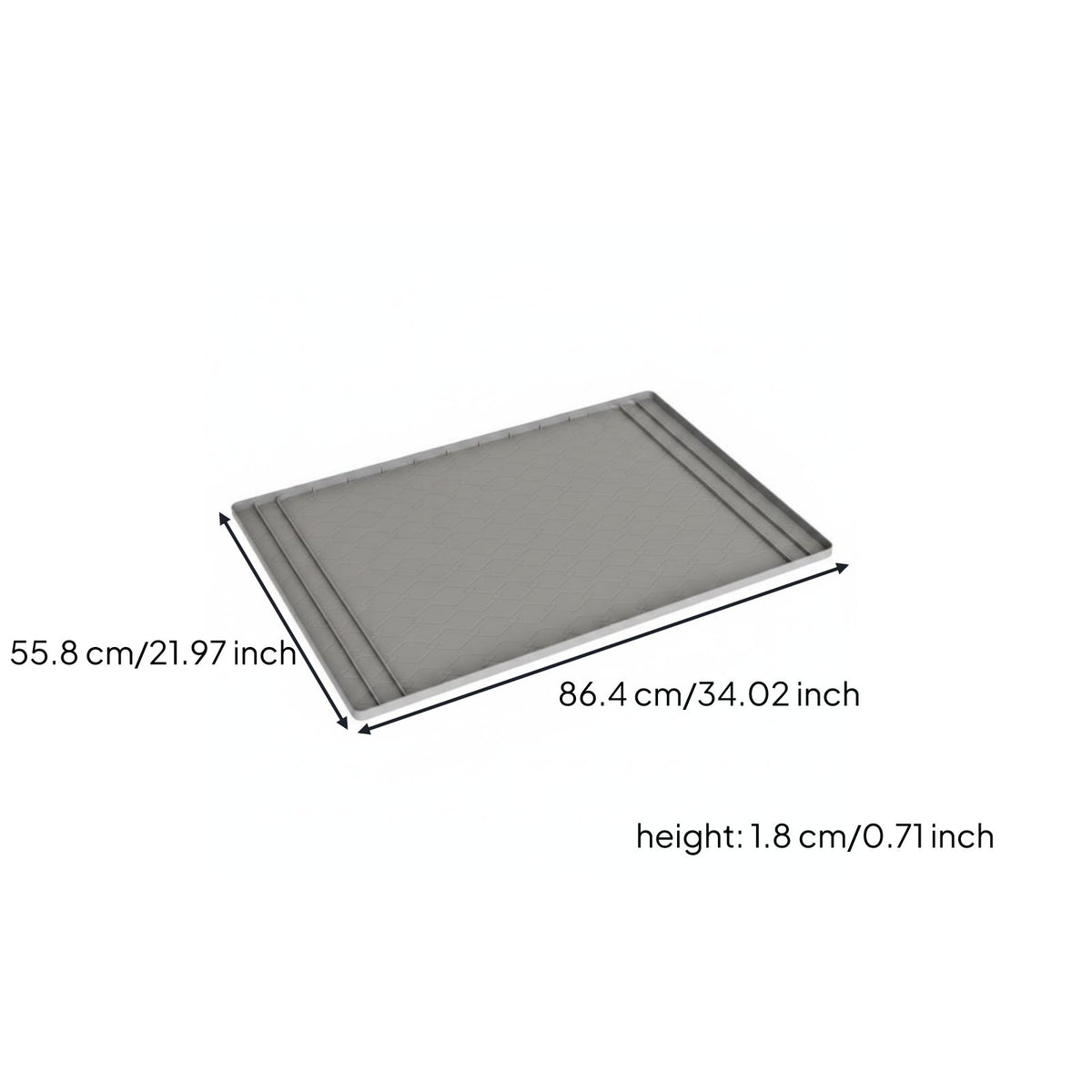 Silicone Sink Mat Multi-Purpose Silicone Sink Liner Long-Lasting for Kitchen
