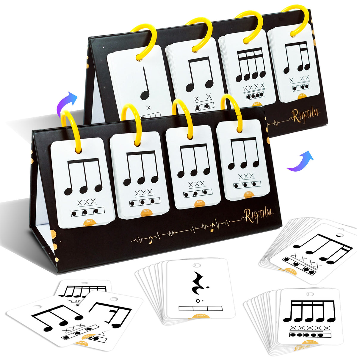 75 Music Theory Education Cards for Children