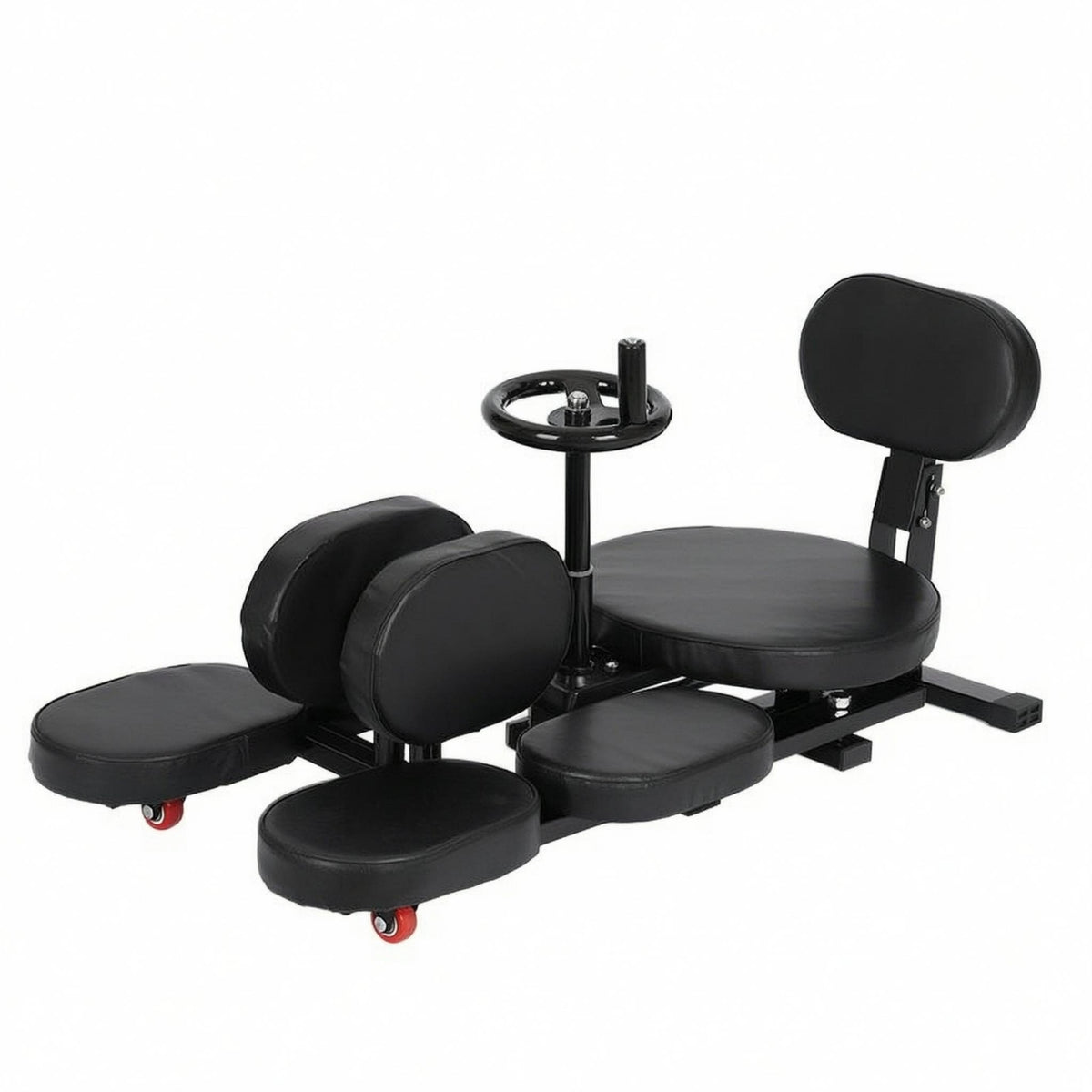 Split-Leg Stretching Guide Steel Frame Seated Stretching Machine Adjustable