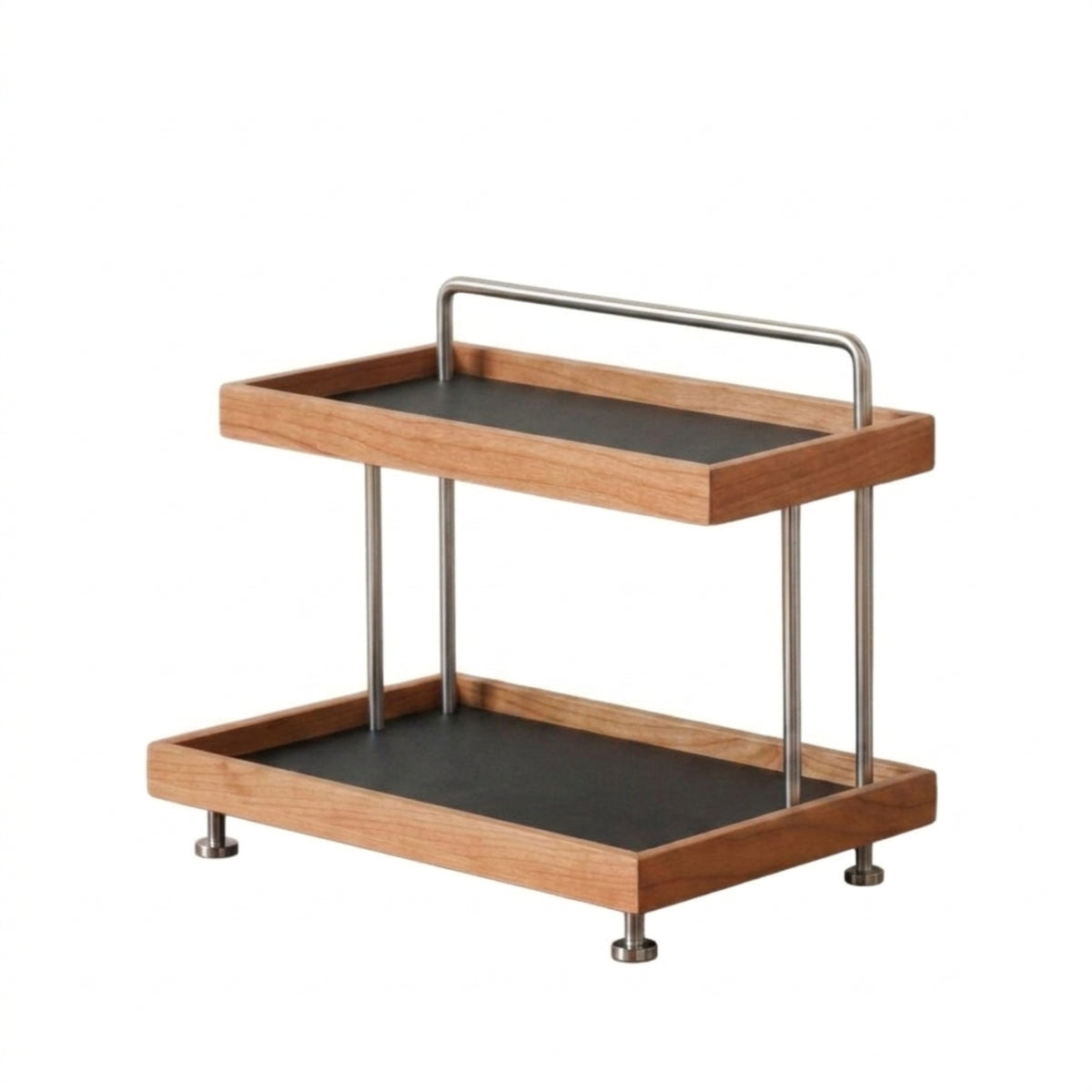 Desktop Storage Rack with Two Tiers Versatile Desktop Shelf Organizer Stable