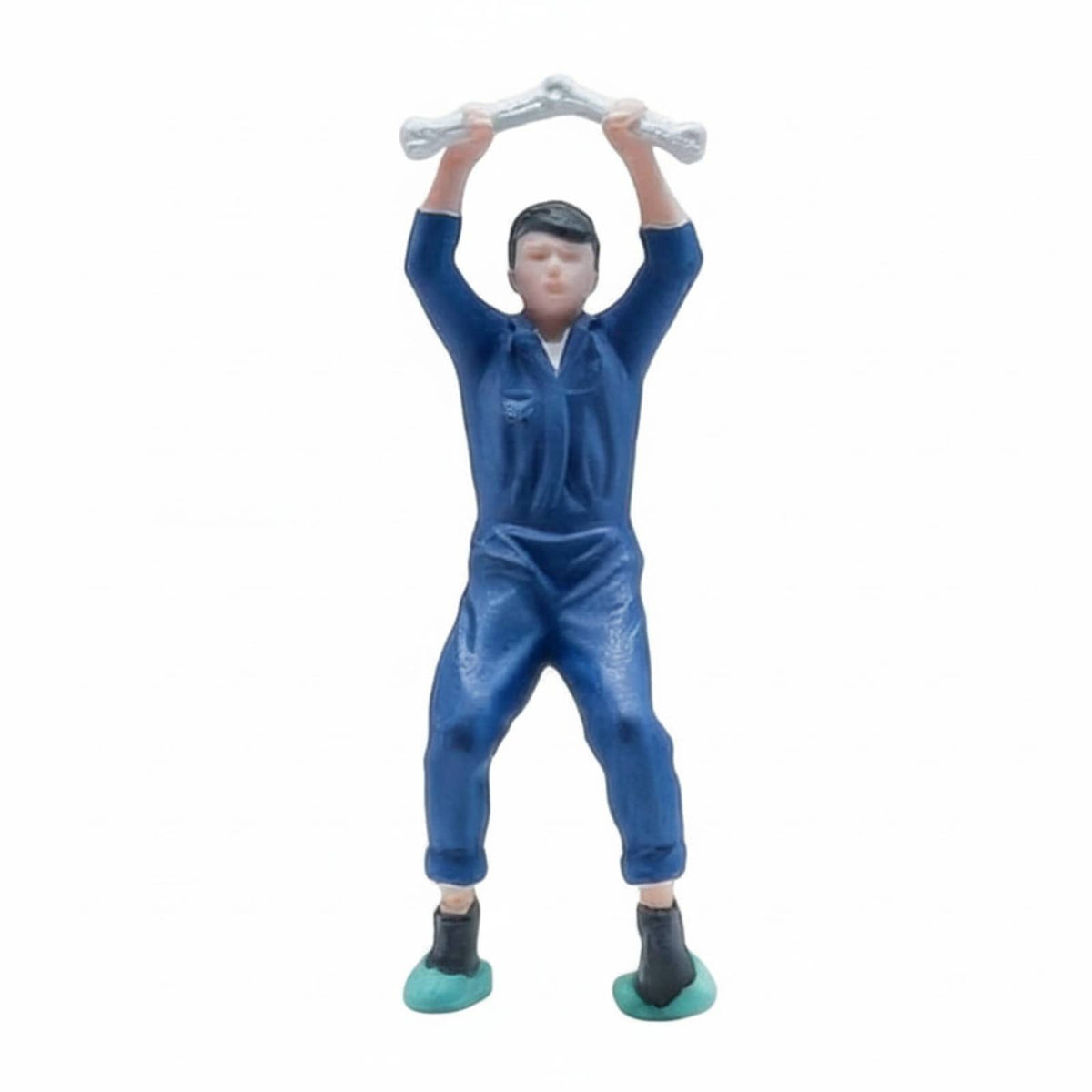 Painted Automotive Technician Figurine 1:64 Scale Diorama Figure Realistic for Model Scenes