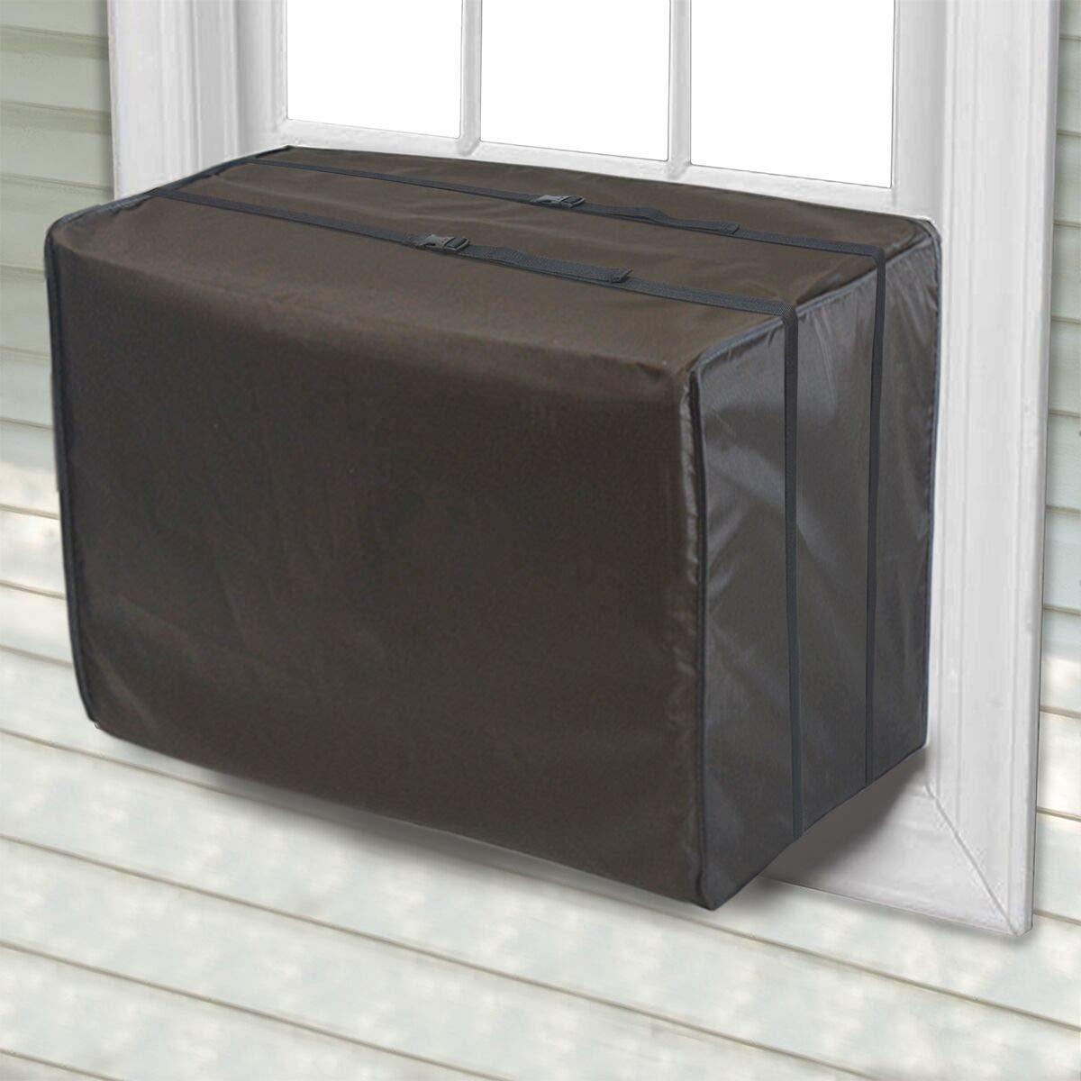 Outdoor Air Conditioner Cover 420D Oxford Fabric AC Unit Protector for Winter Snow Dust Rain