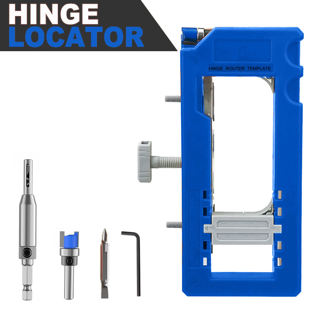 Door Hinge Jig Woodworking Hinge Mortising Tool Adjustable Router Template