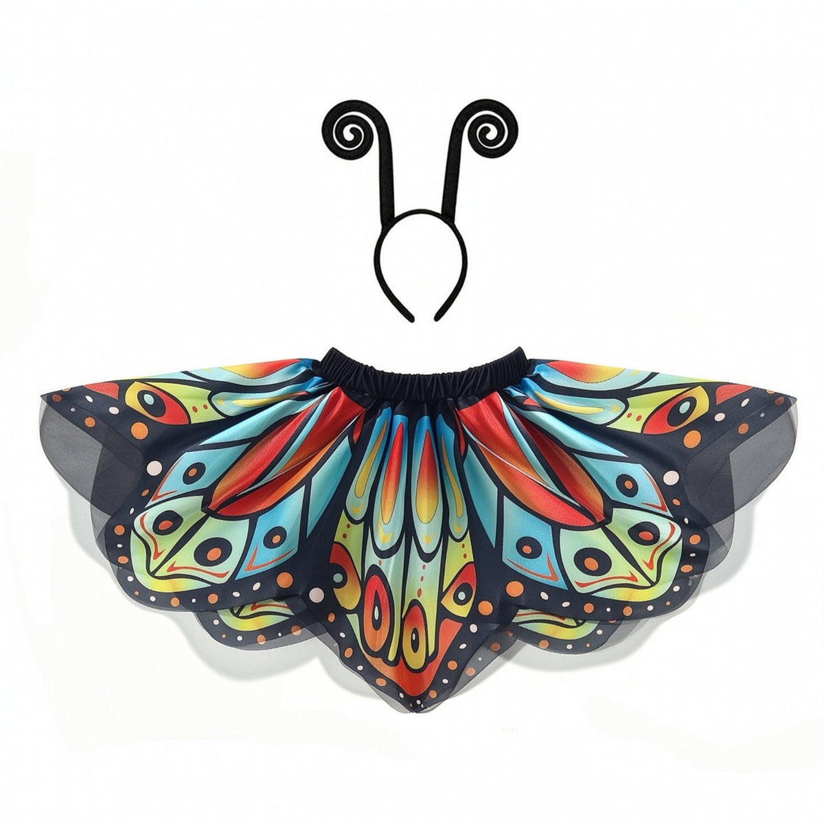 butterfly skirt with headband Dress-up Tutu Skirt Party for Girls