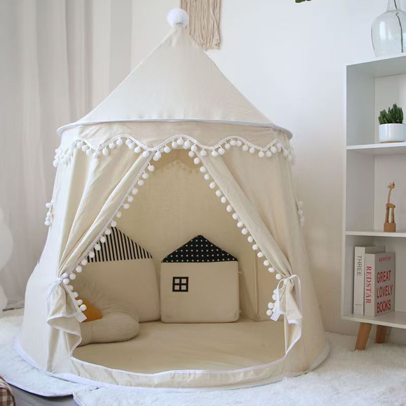 Kids Indoor Play Tent, Princess Castle Game House, Foldable