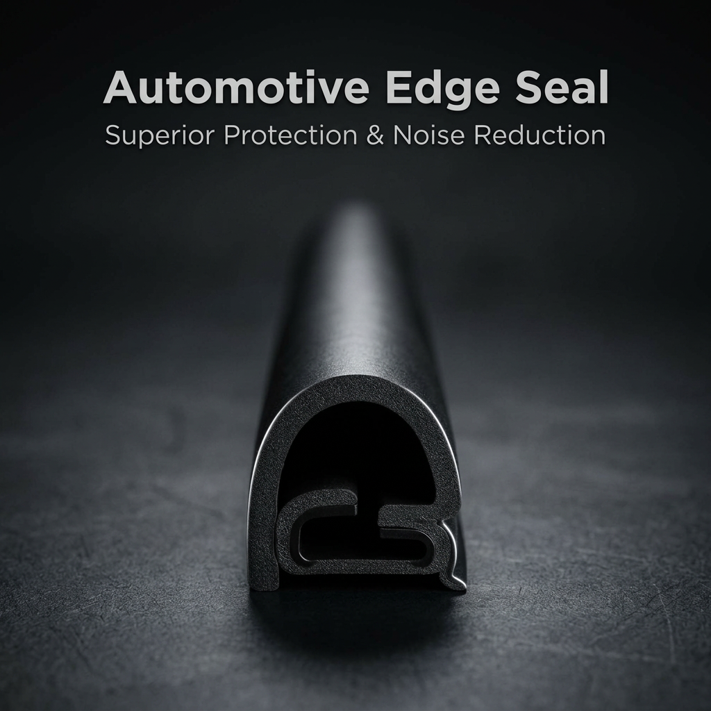 EPDM Rubber Seal Strip with Steel Core, Automotive Door Seal Strip, Car Door Rubber Seal Strip, Waterproof Door Seal Strip, Noise Dampener Seal Strip