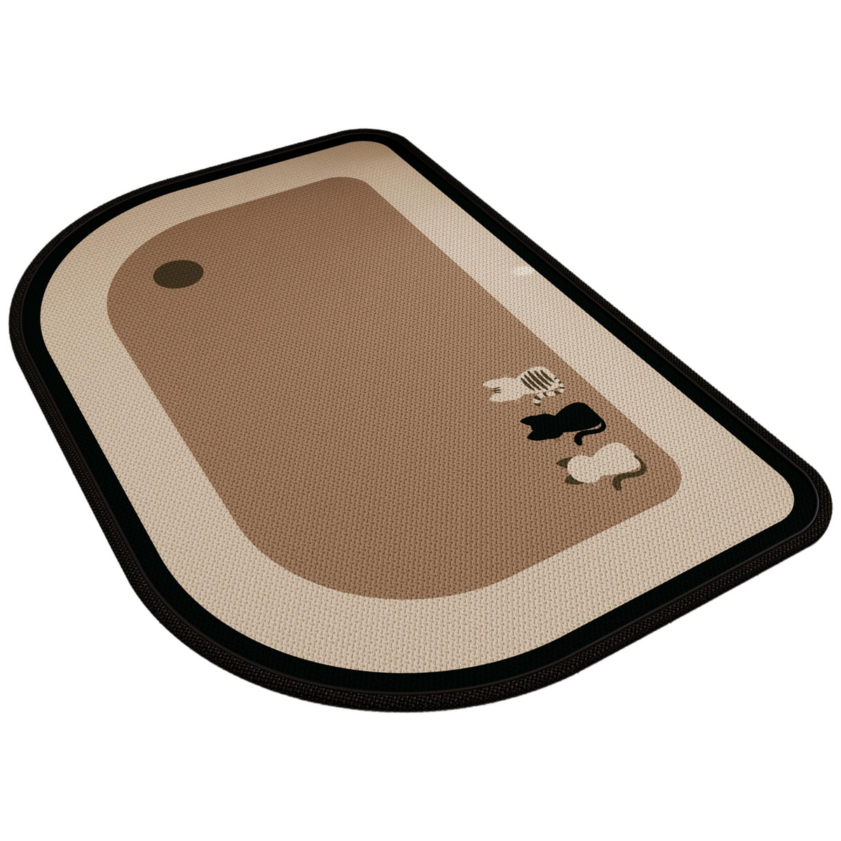 Non-Slip Absorbent Bathroom Rug Quick-Dry Floor Mat