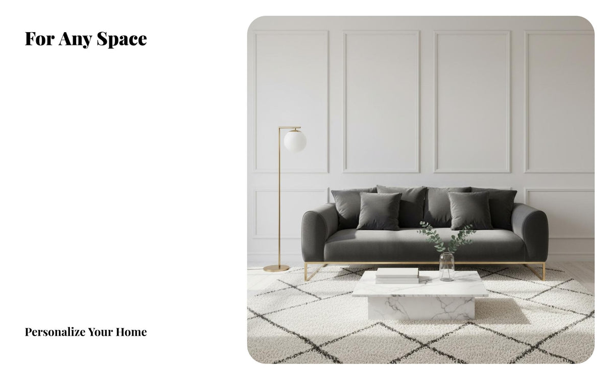 Nordic design grooveTufted Settee plush fabric Upholstery Sofa Modern Design Couch Golden Metallic Legs for Apartment Dwellers, Interior Decorators, Lounge Area, Home, Bedroom, Office Reception