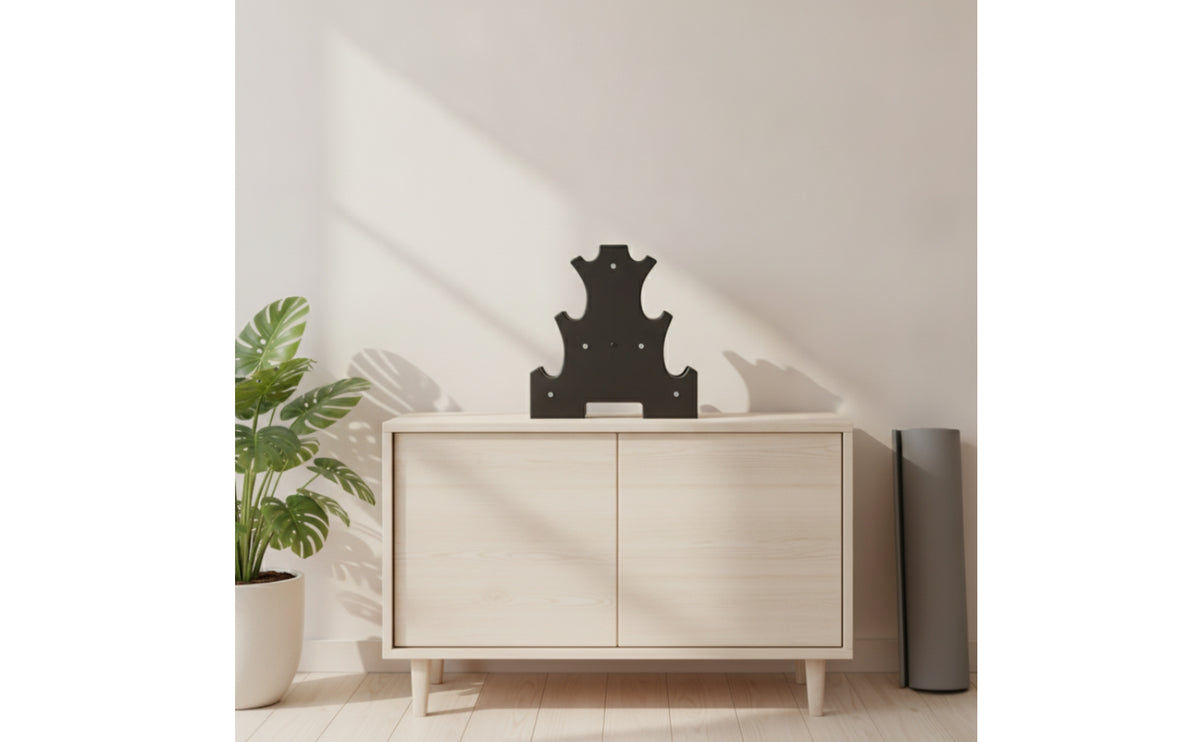 Dumbbell Rack Dumbbell Cradle Stand Three-Tier Weight rack for Fitness Enthusiasts