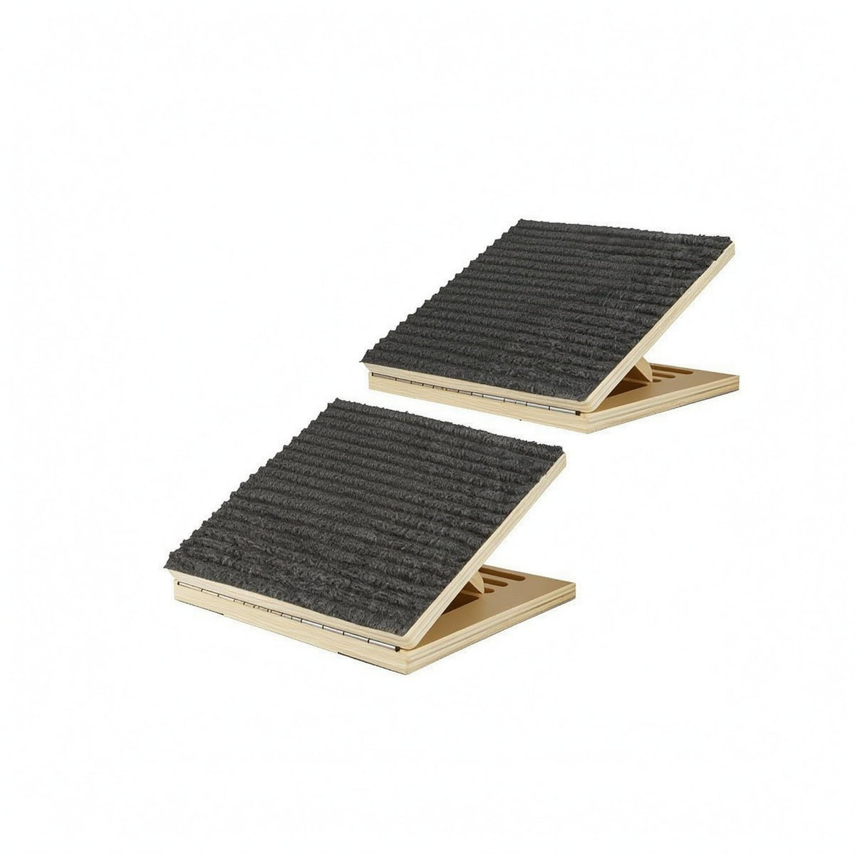 Wooden Pet Stair Ramp Sloped Wooden Dog Stairs Compact for Elevated Surfaces
