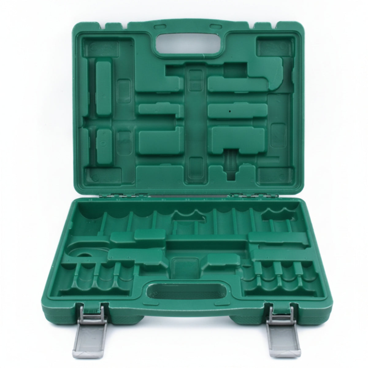 Socket Wrench Case Blow-Molded Empty Tool Box Heavy-Duty for Workshop, DIYers
