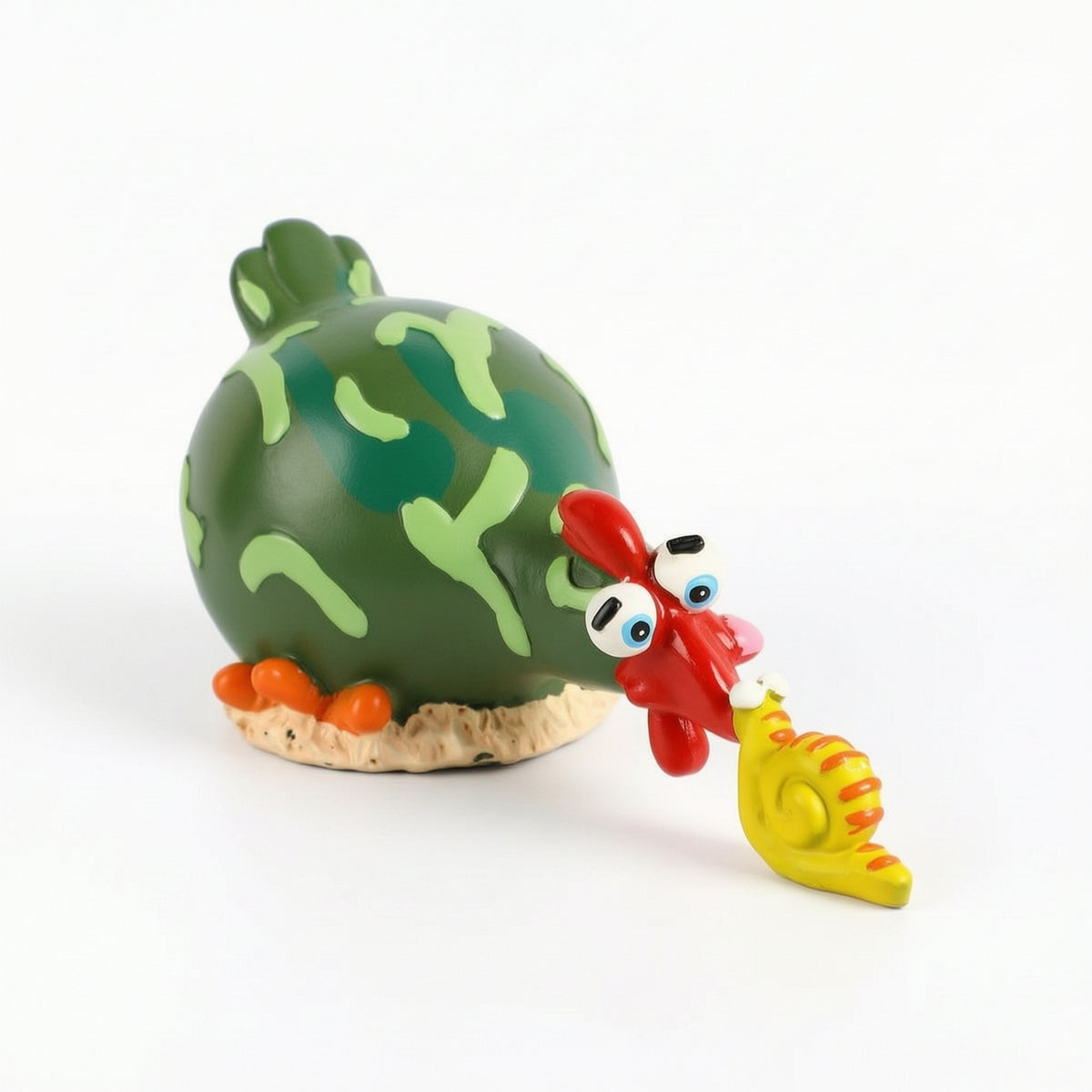 Chicken Figurine Cartoon Chicken Statue Eye-Catching for Desk, Shelf, Collectors