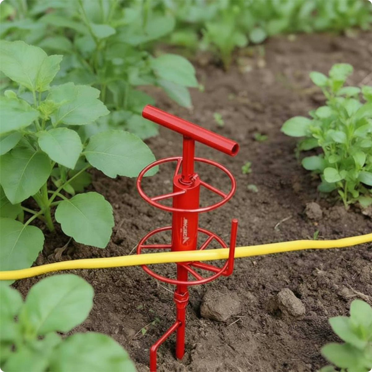 Irrigation Hose Puller Labor-Saving Pipe Guide Tool Heavy-Duty Steel for Orchard