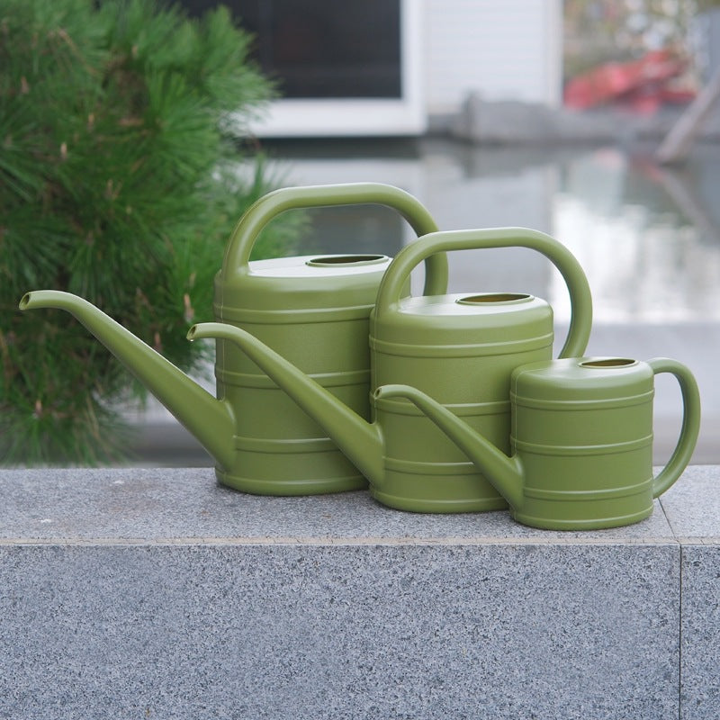 3L Plastic Watering Can with Long Spout for Garden Plants