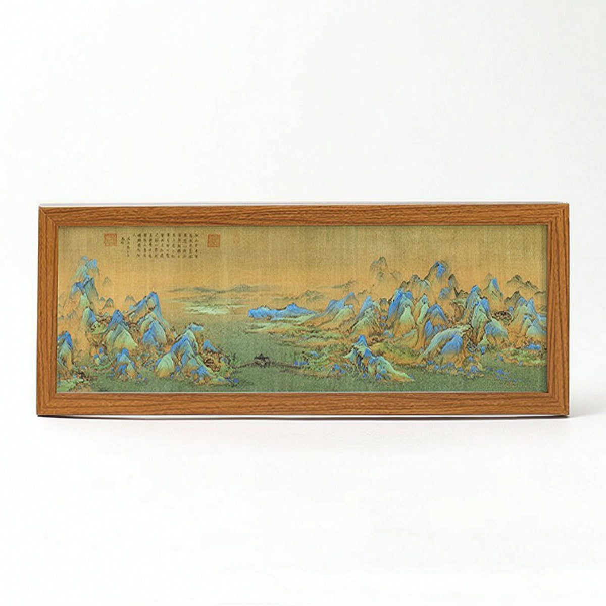 Tabletop Decorative Display Chinese-Style Decor Rectangular for Study, Shelf