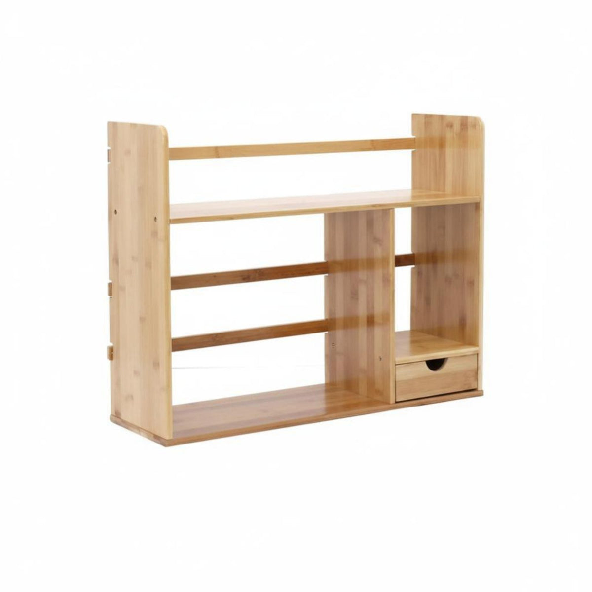 Expandable Book Rack Space Saving Expandable Shelf Multi-Compartment