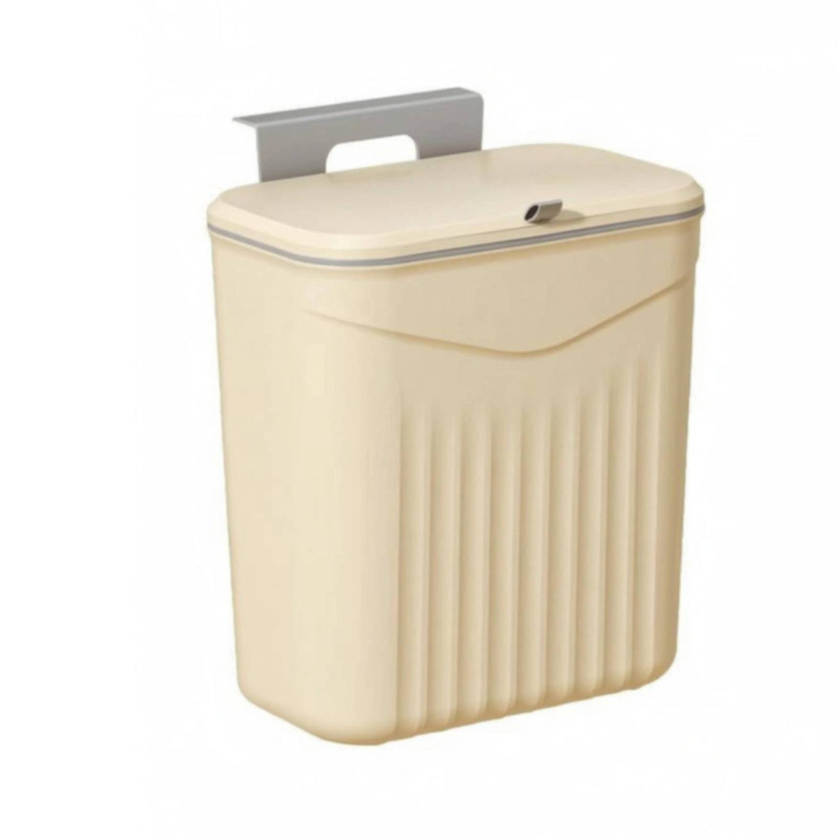 Wall-Mounted Trash Can Ribbed Front Cabinet Door Trash Can Compact
