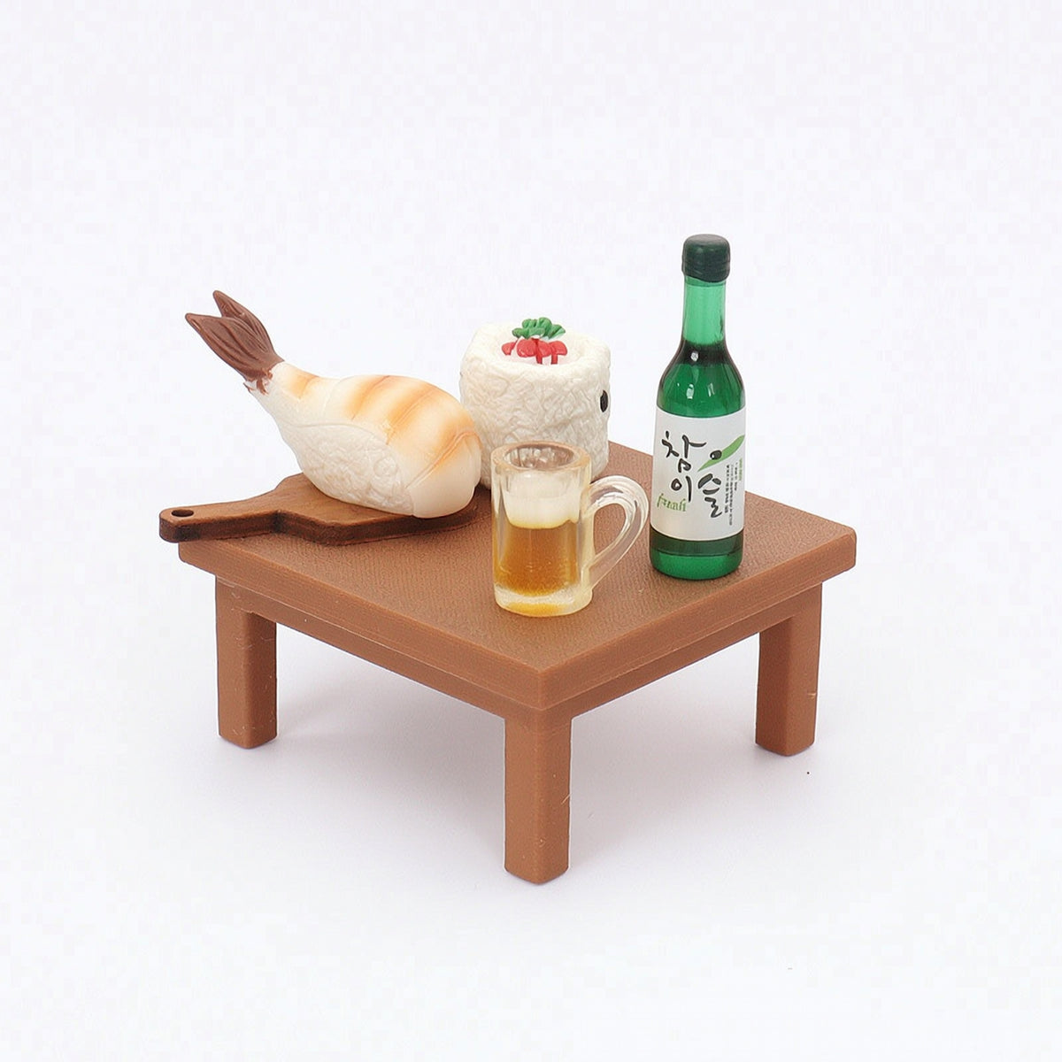 Miniature Low Table Smooth Dollhouse Table Lightweight Ornament for Hobbyists, Collectors
