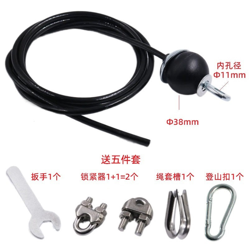 Fitness Steel Cable with PU Coating, Soft Cable Pulley, Comprehensive Strength Training Equipment Accessory, Home Use, Durable, Pre-made