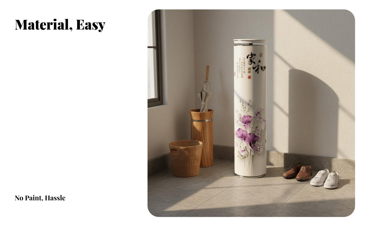 Installation-No-Installation Rotating Shoe Cabinet 360° Rotatable Rotating Shoe Rack Easy Assembly Rotating Tray Display Rack Space-Saving for Apartment Dwellers, Homeowners, Fashion Enthusiasts, Entryway, Hallway, Small Areas, Living Room