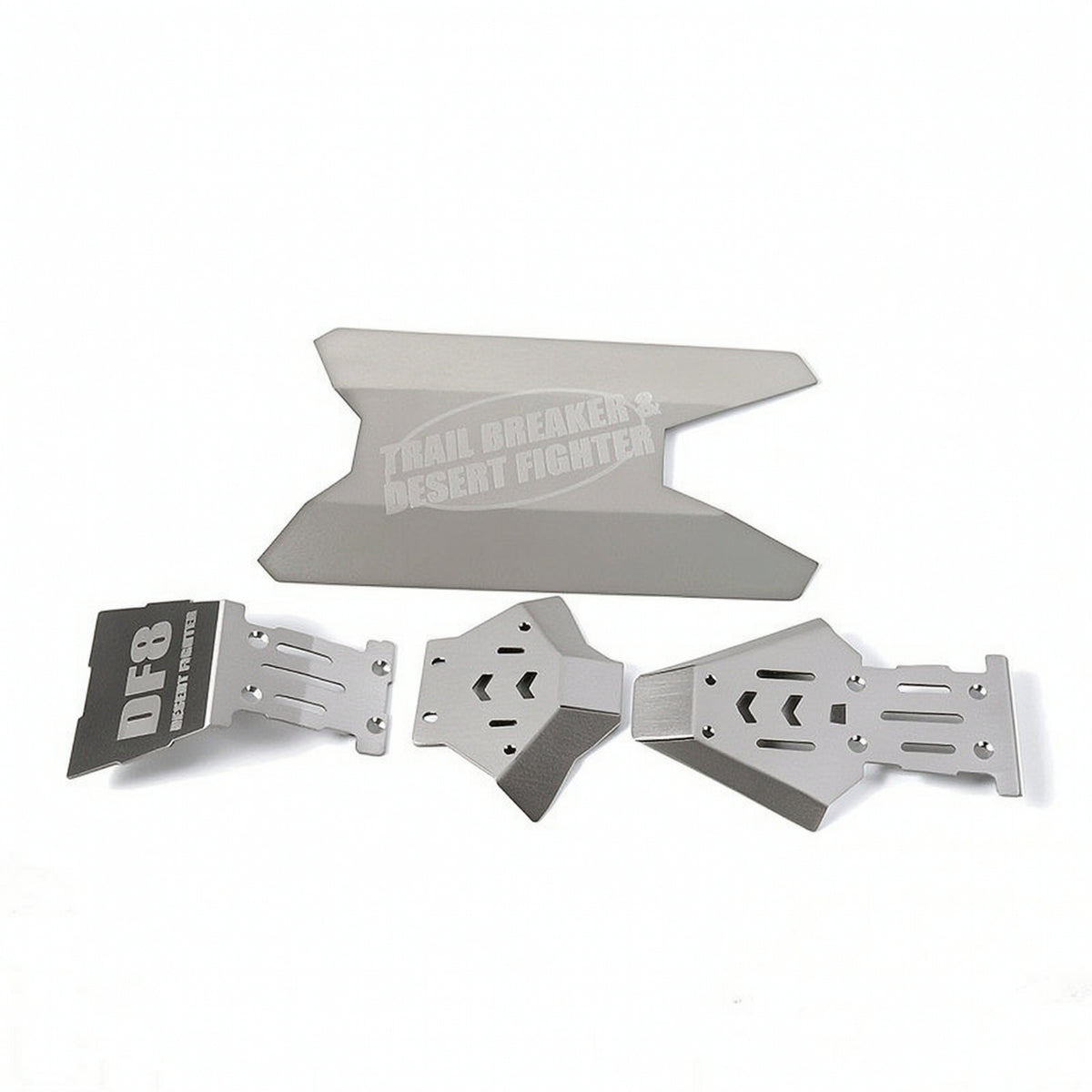 Underside Guard Plate Assembly Chassis Skid Plate Easy to Install RC Car Accessory for Drivers