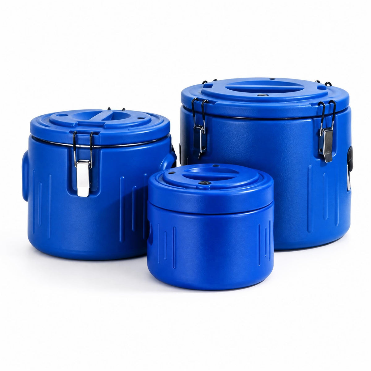 3 Pieces Lidded Carry Container Stainless Steel Lunch Box Portable Silicone Gasket Insulated Lunch Box for Meal Prep