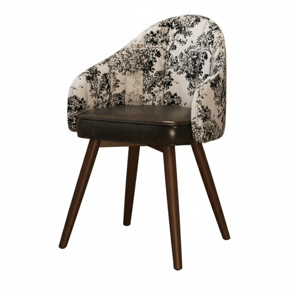 Upholstered Swivel Seat with Backrest Multifunctional for Dressing Room