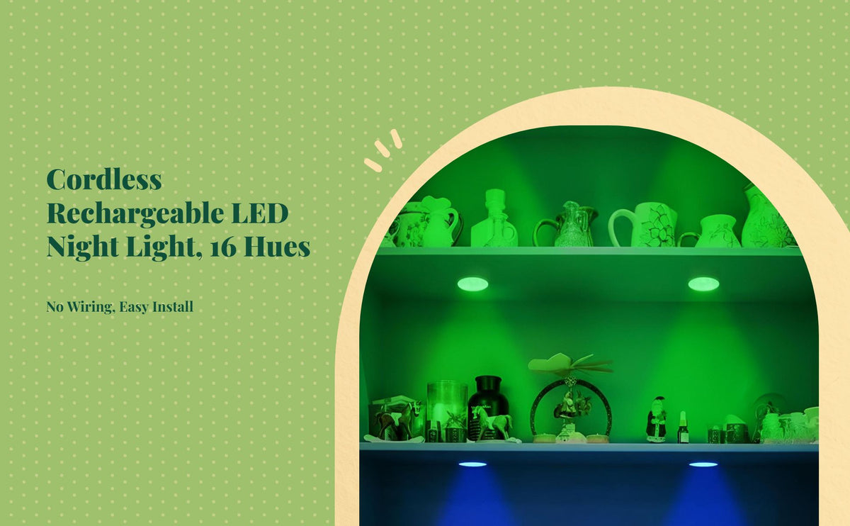 Rechargeable RGB LED night light