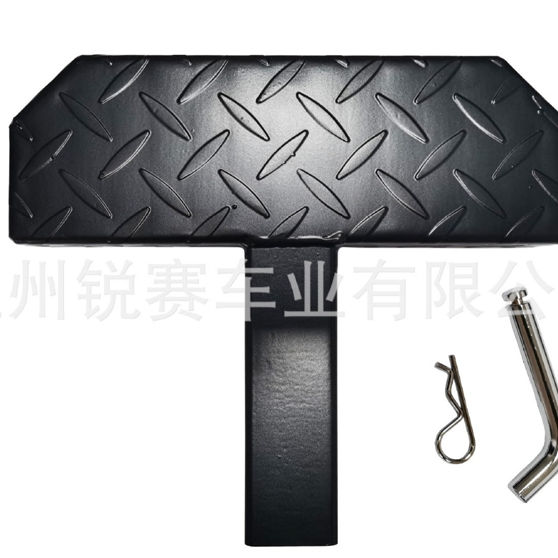 2-Inch Trailer Hitch Step Pedal, Iron and Aluminum, Universal Fit
