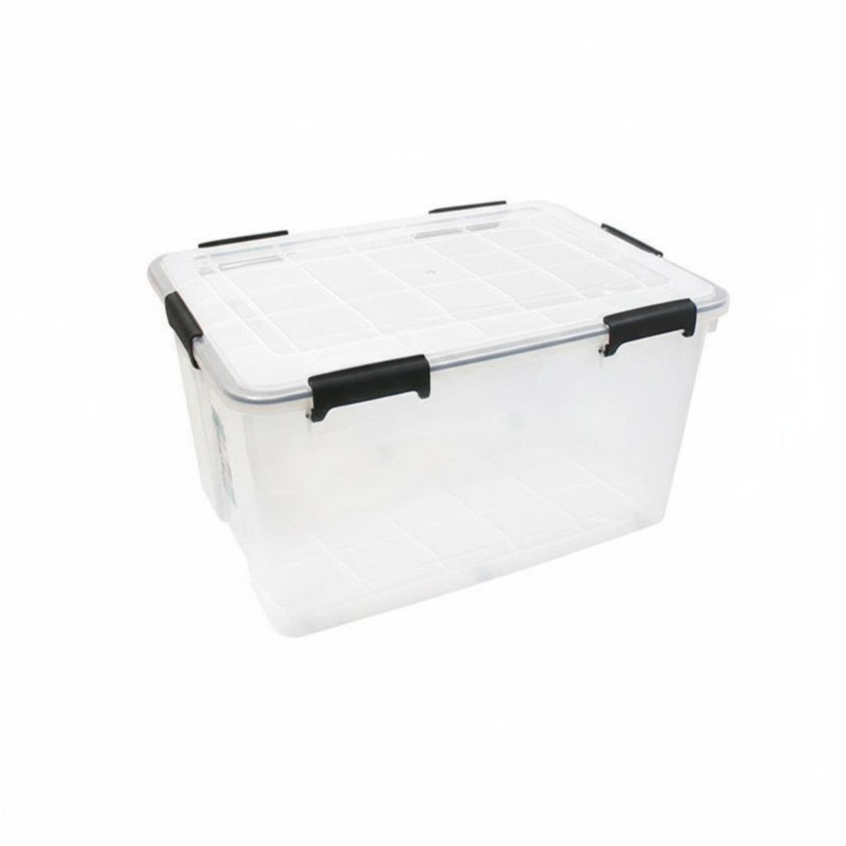 Clear Lidded Container adaptable Clear Latching Container Stackable Design
