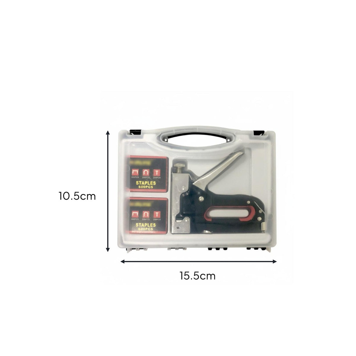 3 in 1 Staple Heavy Duty Manual Staple Portable Case for Cabinet Lining