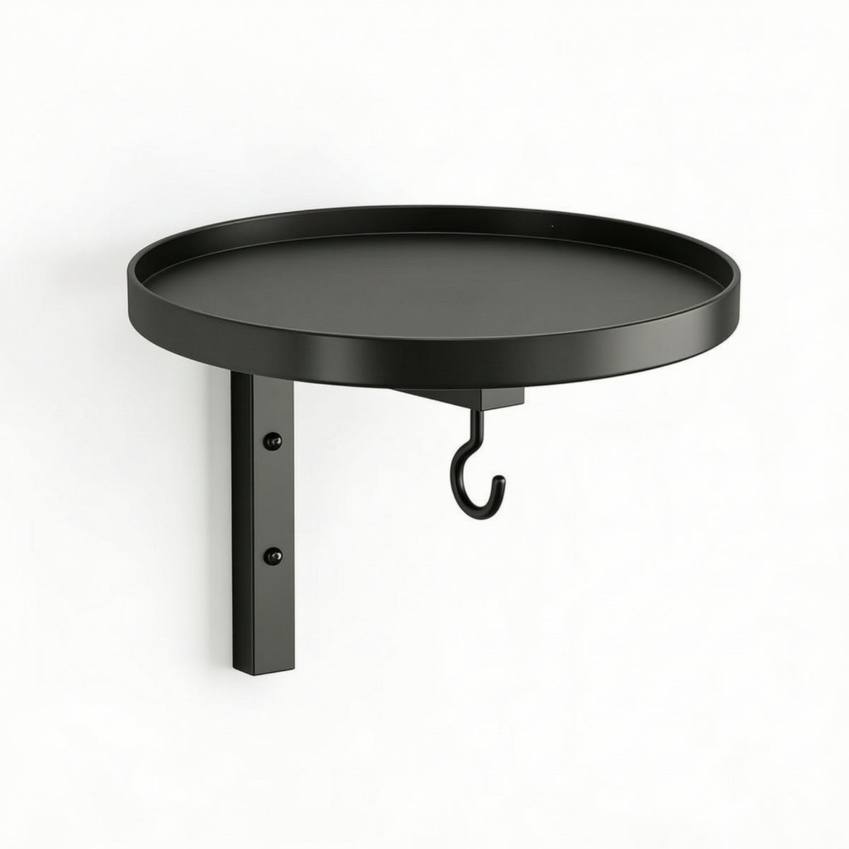 Wall-Mounted Bird Bath with Hook Metal Wall Bird Bath Long-Lasting for Patio