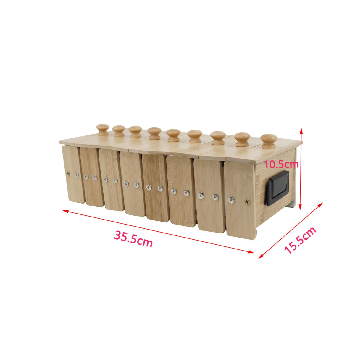 Curved Bamboo Moxibustion Box Long-Lasting Segmented Bamboo Moxibustion Box