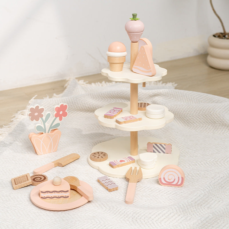 Wooden Dessert Stand
