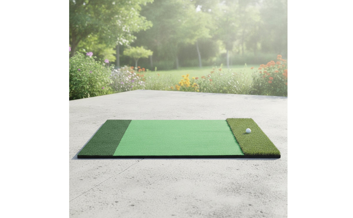 Golf Hitting Mat Stable Golf Practice Mat indoor/outdoor for Golfers, Beginners, Backyard, Garage, Office