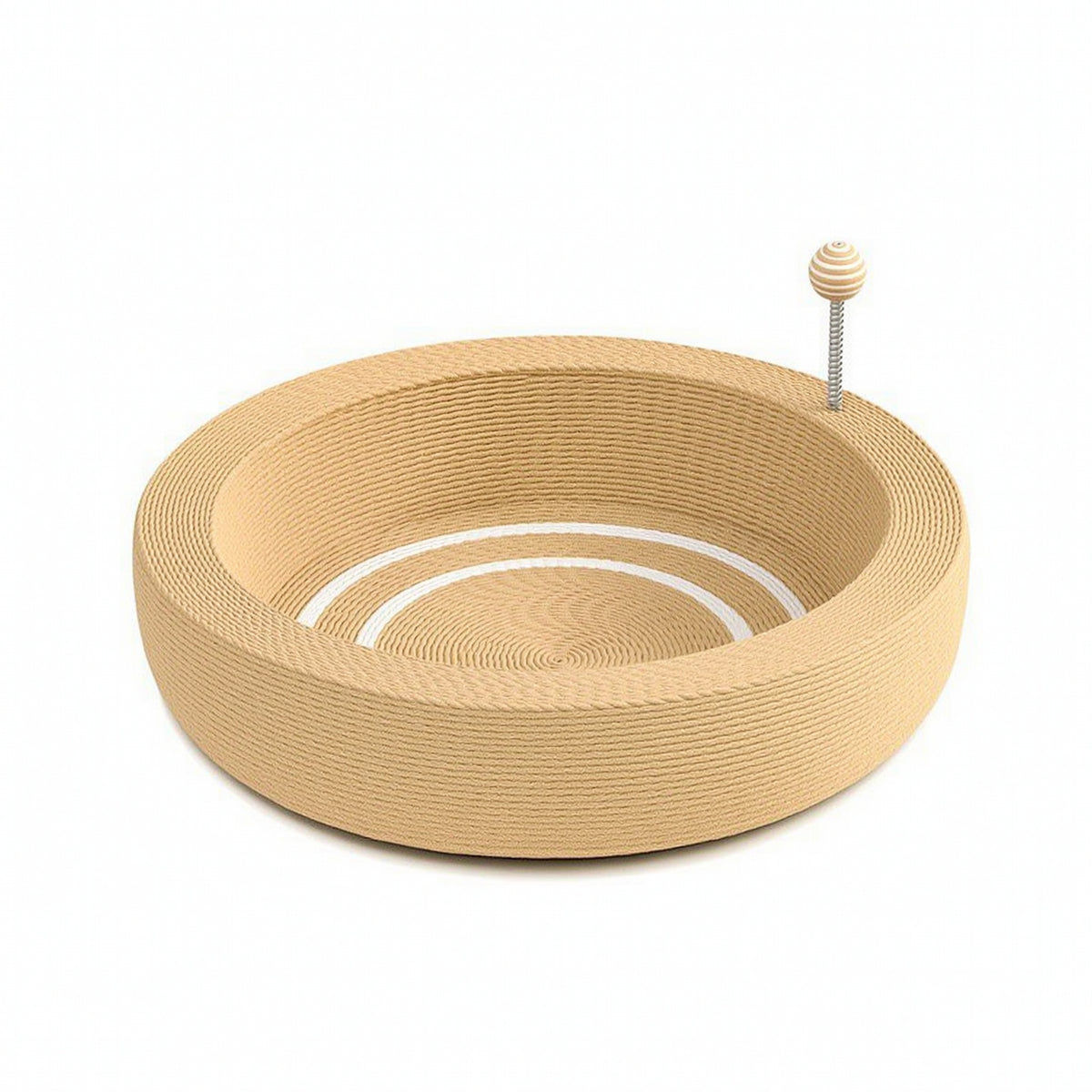 Scratch-Resistant Cat Scratching Bed Low-Shedding Cat Scratcher Bed Hard-Wearing Sturdy for Kittens, Living Room