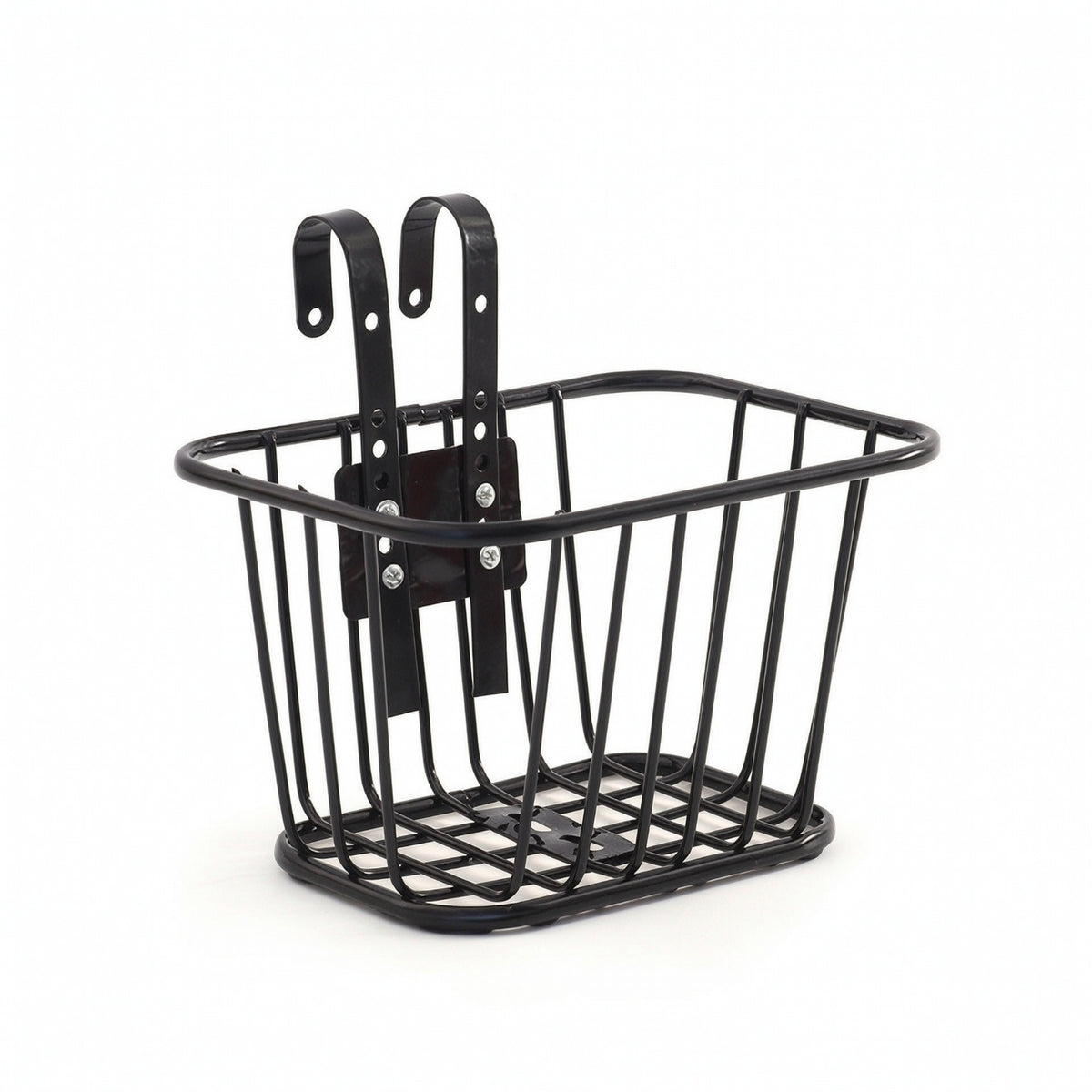 Bike Basket with Mounting Hardware Hook on Front Cycle Basket Detachable for Neighborhood Rides